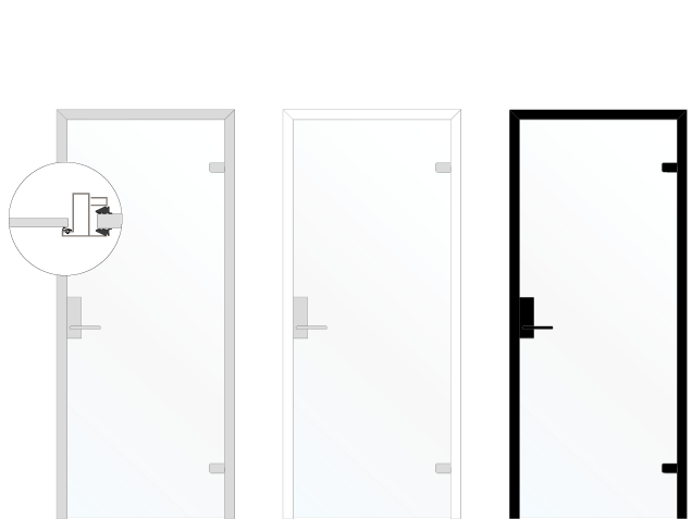 GD 01 glasdøre | Triplan